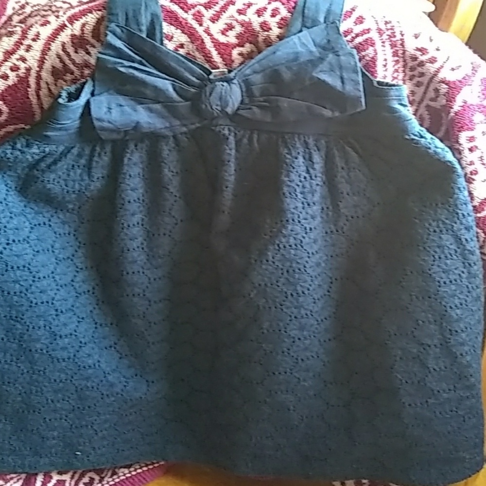 Navy blue girls dress
